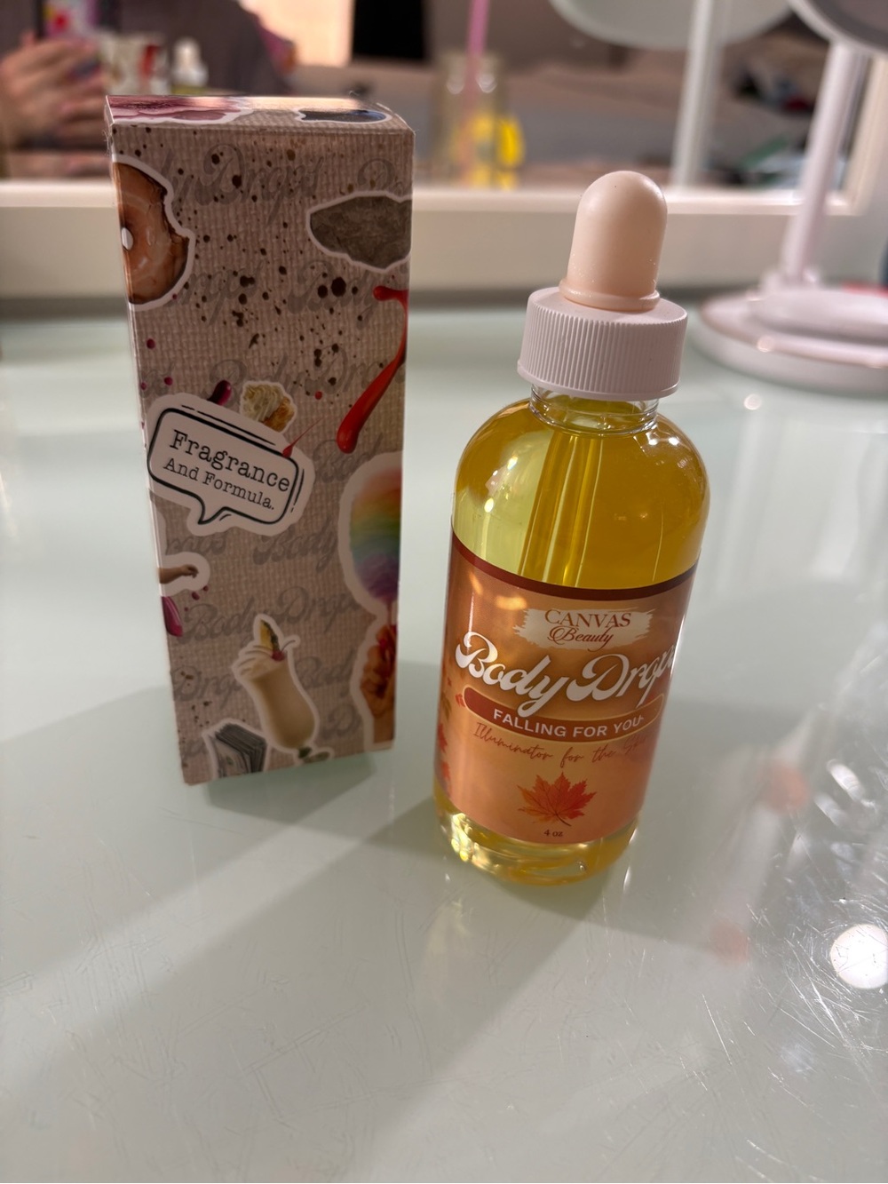 New Canvas Beauty Falling for You Body Oil Drops